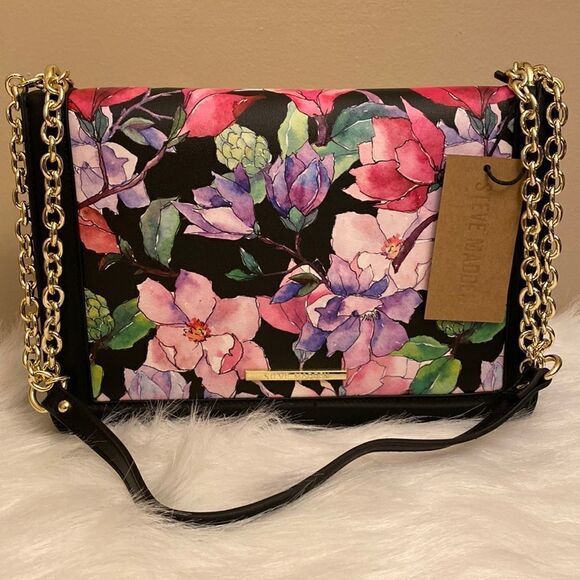 Steve Madden Handbags - NWT Steve Madden Floral Shoulder Bag - Multi-Color